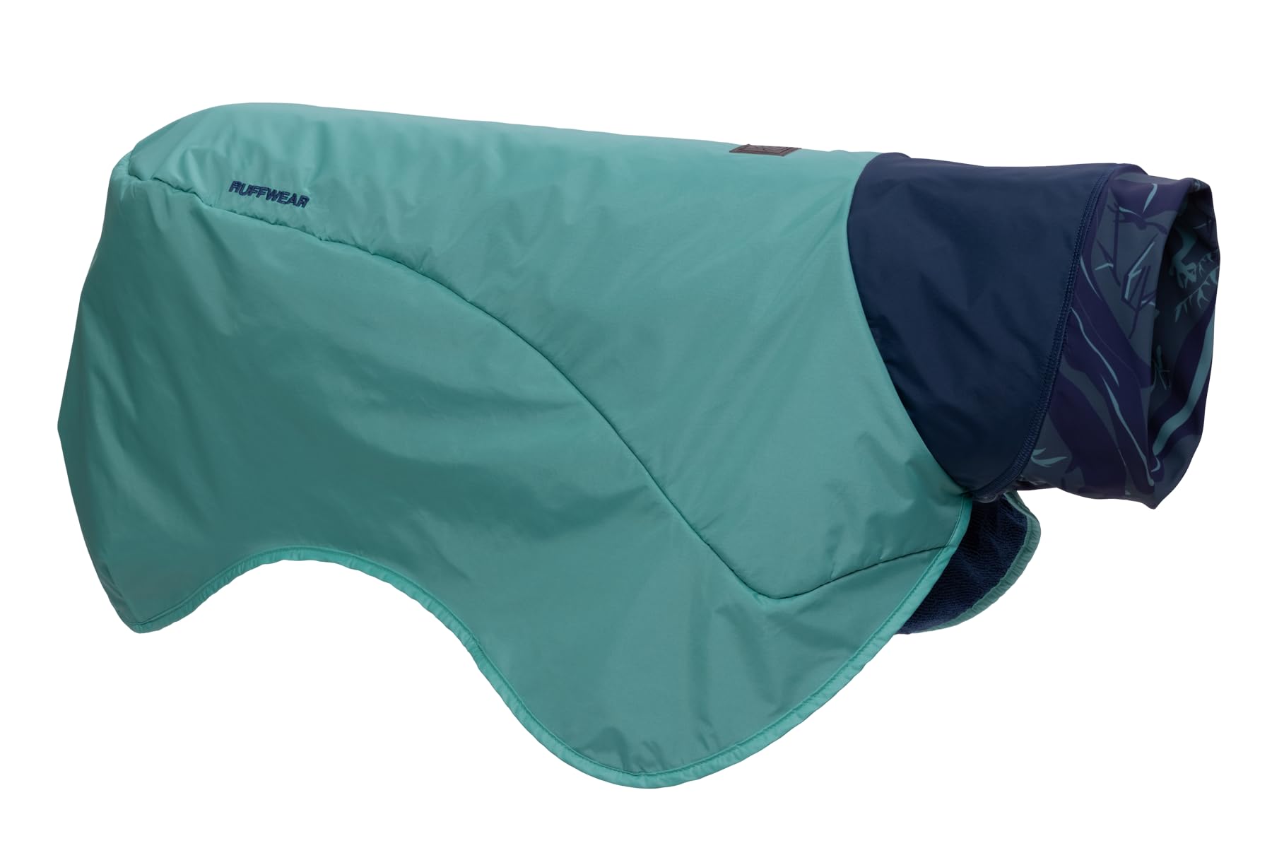 RUFFWEAR Dirtbag Cappottino/Poncho Impermeabile e Assorbente per Cani per Proteggere la tua Auto e Casa, Small - Verde Aurora