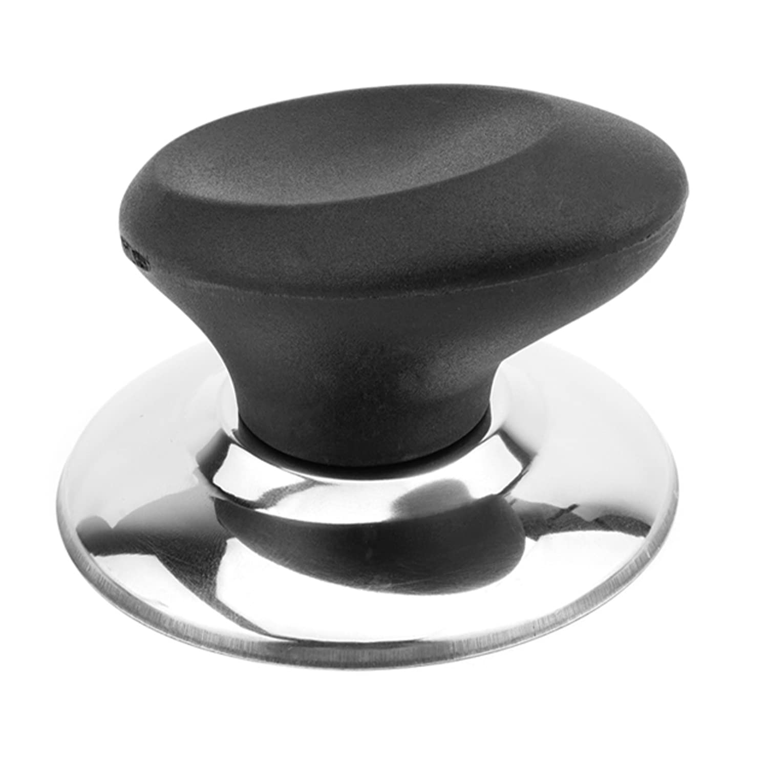 MroMax Universal Kitchen Replacement Pot Lid Cover Knob Handgrip Pan Pot Handgrip Lid Knob Cap Screw Handle Black 1PCS