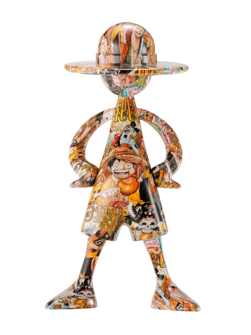 TAMASHII NATIONS - One Piece - ARTCANVAS 1/8-1000LOGS Anniversary- Luffy's Collectible Figure