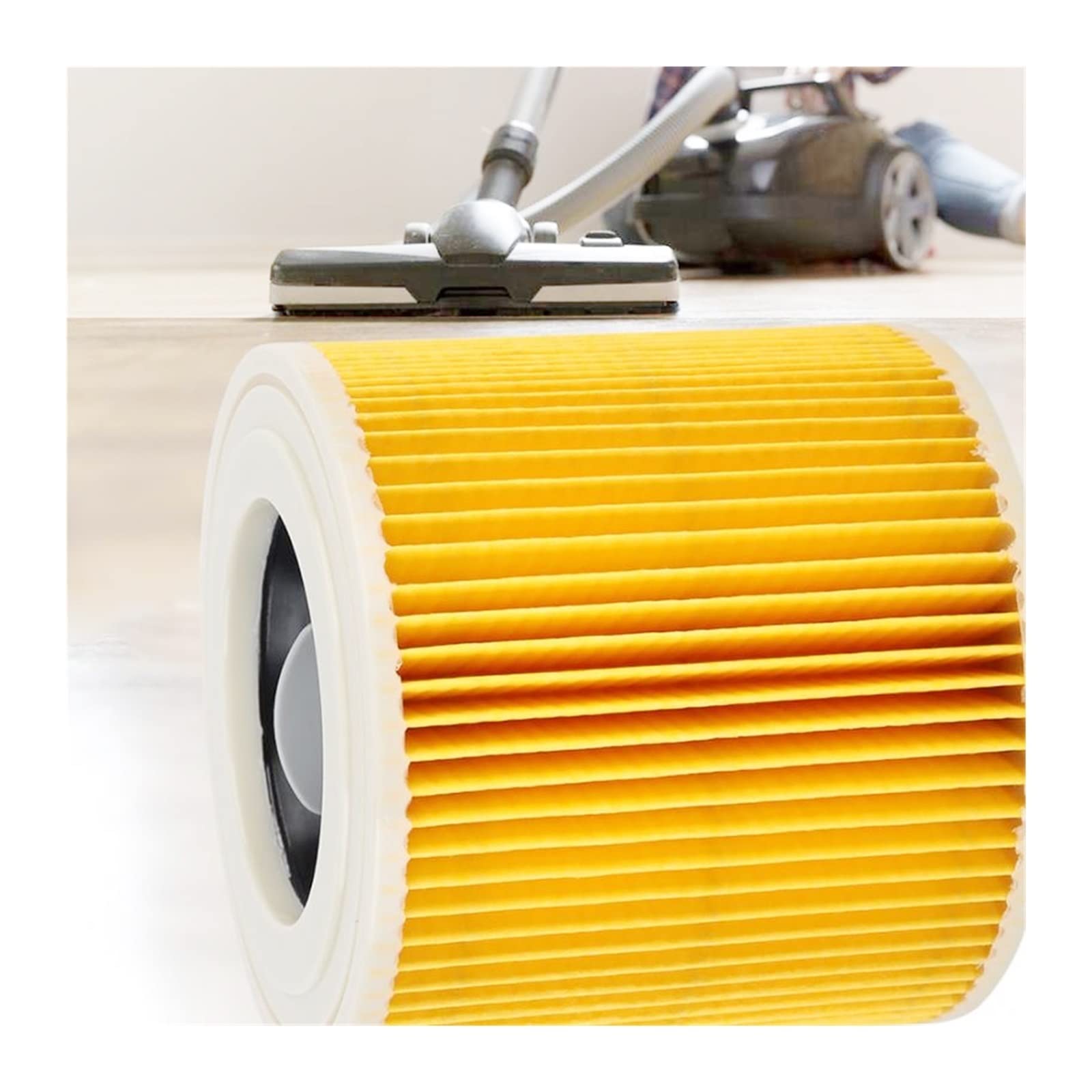 Bolsas de filtros de Polvo de Aire de Repuesto compatibles con Piezas de aspiradoras Karcher Cartucho Filtro HEPA WD2250 WD3.200 MV2 MV3 WD3 (Color : HXL2030)
