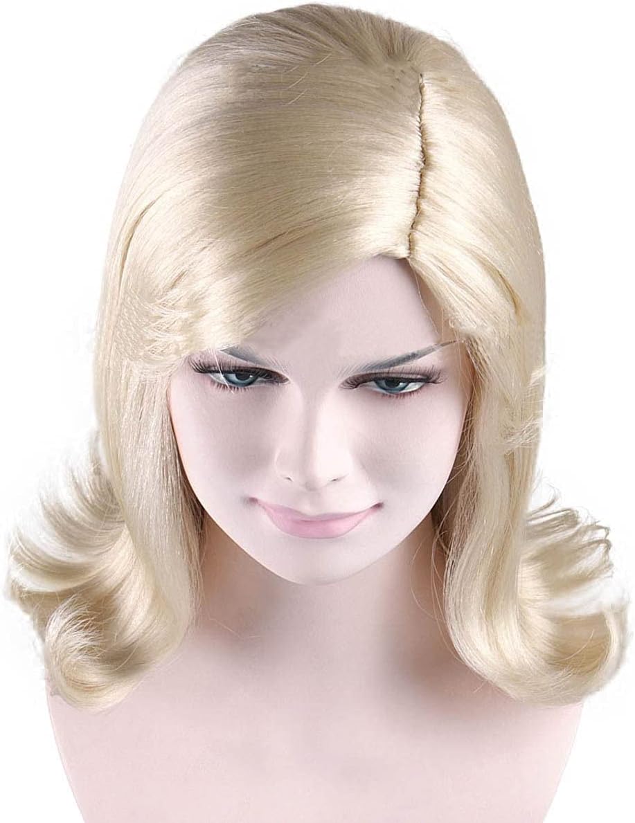 HPO Blonde Pageboy Adult Breathable Capless Designed Wig HW-057 Multi