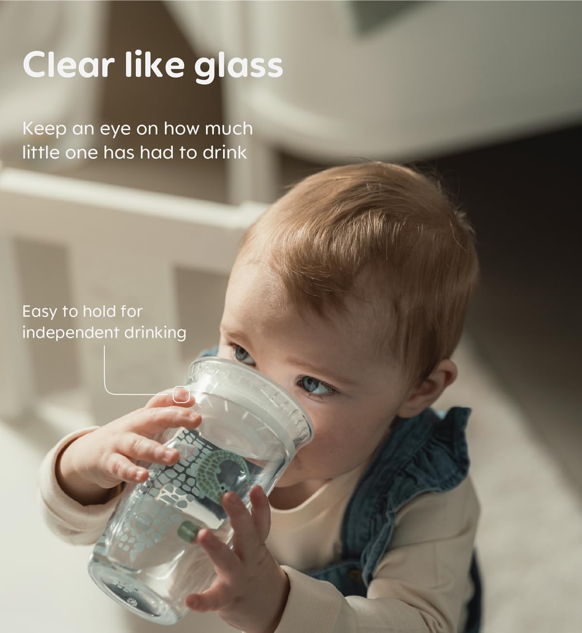 MAM Tasse facile à boire pour enfant | 290 ml | Bord à 360° pour siroter à n'importe quel angle | Transparent comme du verre | Facile à tenir | Valve en silicone souple monobloc | Accessoires pour - 4