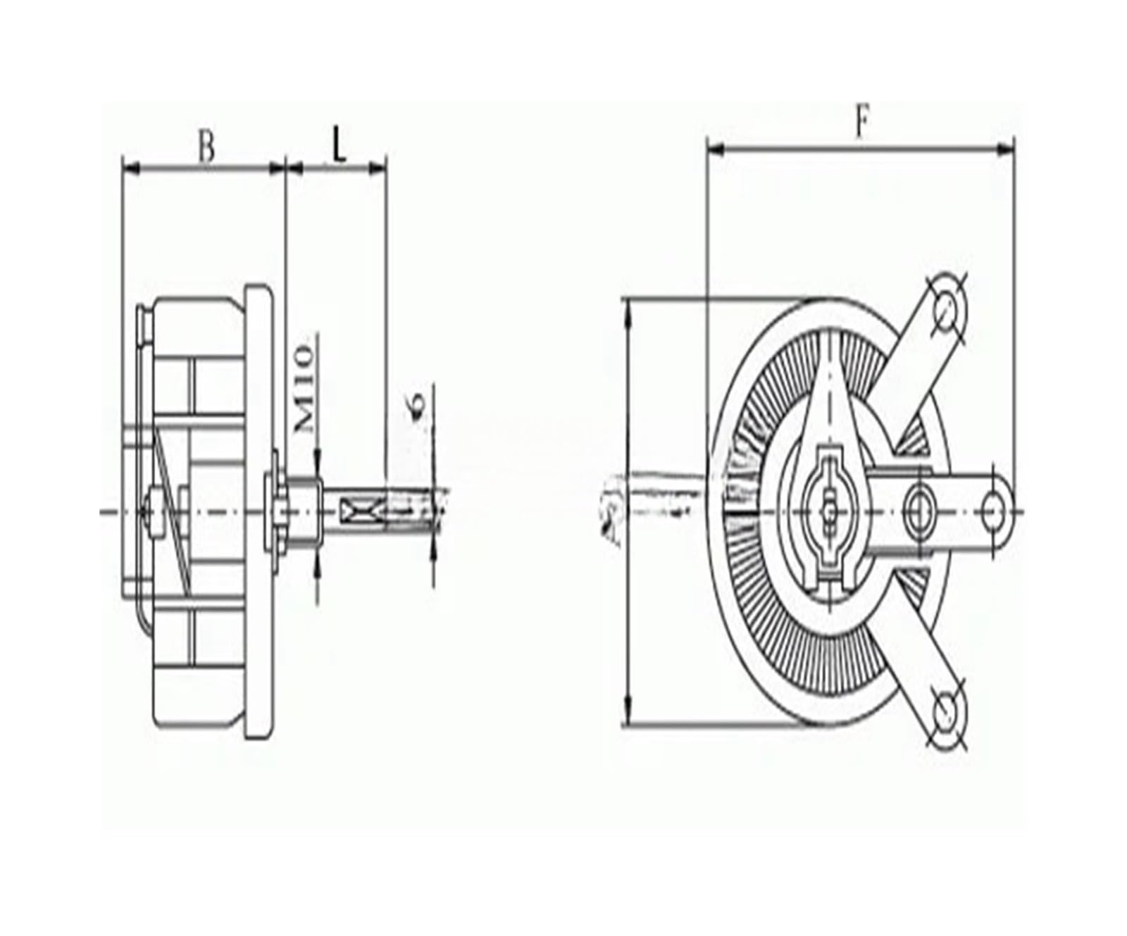 MUHM Potenziometro a Filo Avvolto ad Alta Potenza da 50 W 1 Ohm, reostato, Resistenza variabile, 50 Watt.