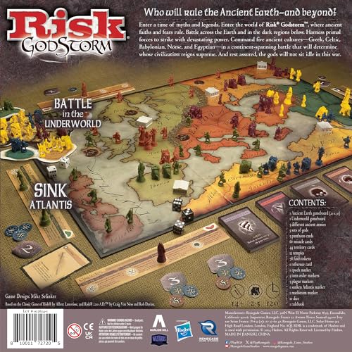 Risk Godstorm juego de mesa con mitología y miniaturas miniatura 3