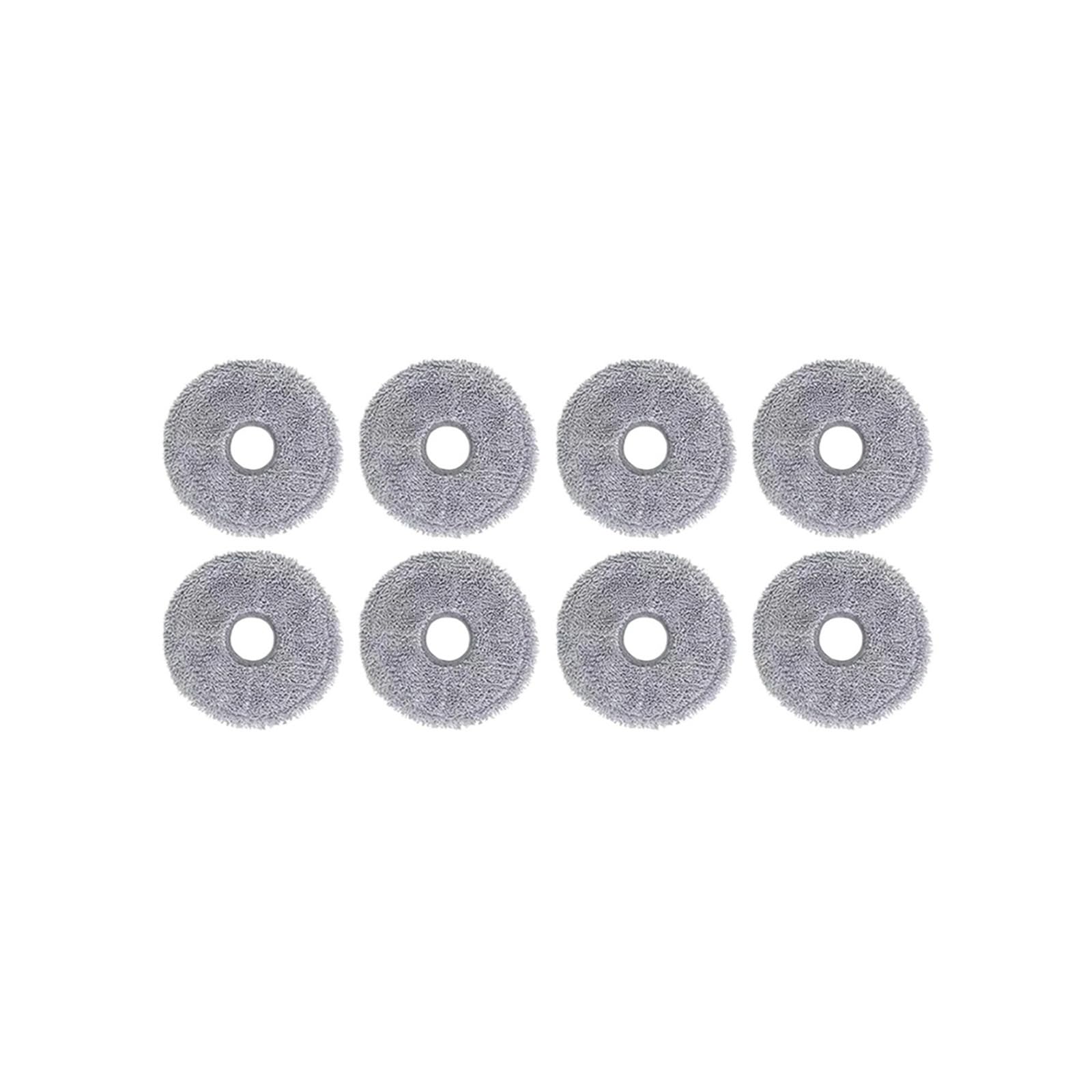 VIXWDRUTY Compatible For Xiaomi，X20 Max / D109GL / X20 Pro / D102GL /，Compatible For Omni，M30 / D102 Robot Vacuum Cleaner Spare Parts Mop Cloth Pad(8pcs)