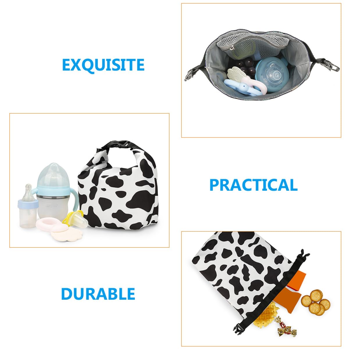UPKOCH 5 Pz custodia per biberon sacchetti per bottiglie sacchetti bottiglie borsa da toilette da viaggio porta biberon portabottiglie borse termiche borsa per bottiglie per l'asilo nido
