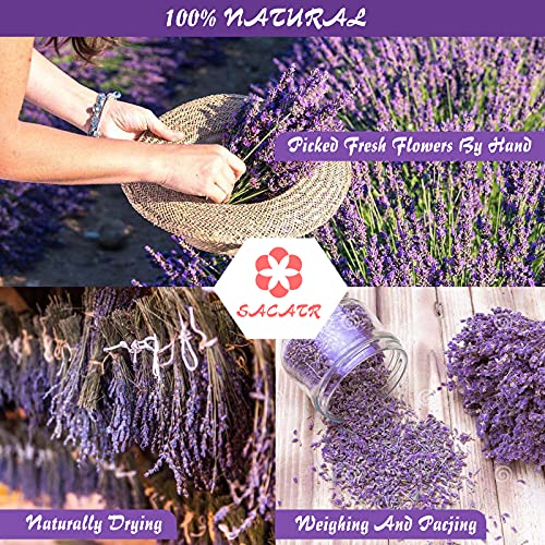 image for SACATR 30 Bags Dried Flowers,100% Natural Dried Flowers Herbs Kit for 
