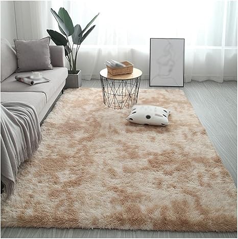 Amazon 豪華な敷物 エリアカーペット3 3 5 2feet 柔らかい繊細なテクスチャ 滑り止めのないフェージング 適切なリビングルーム 寝室 子供の部屋 ふわふわ Color Light Tan サイズ 3 9 5 2feet ラグ カーペット オンライン通販