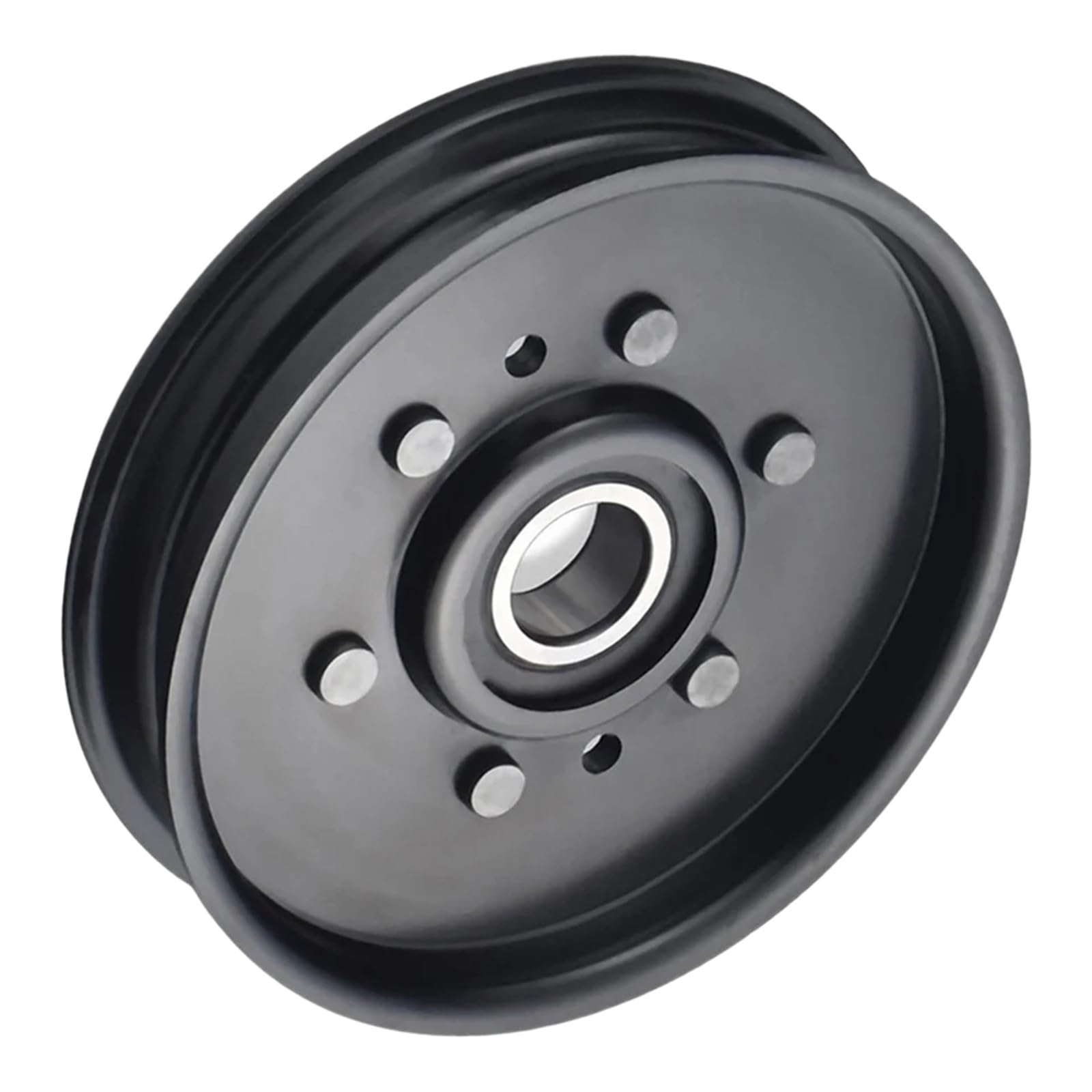 Polea tensora Plana for cortacésped N, diseñada for Adaptarse a Varios Modelos, incluida la compatibilidad con los números de Pieza AM37249 y AM107468. Reemplazo de polea de cortacésped
