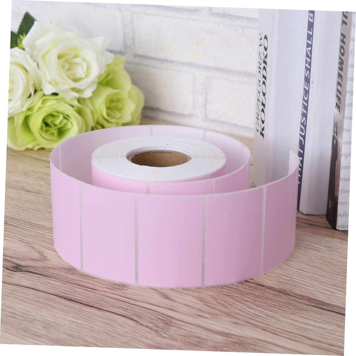 SHINEOFI Lot De 4 Étiquettes Thermiques Autocollantes 60 X 40 Mm Sans Odeur Pour Bureau Cuisine Salon De Thé