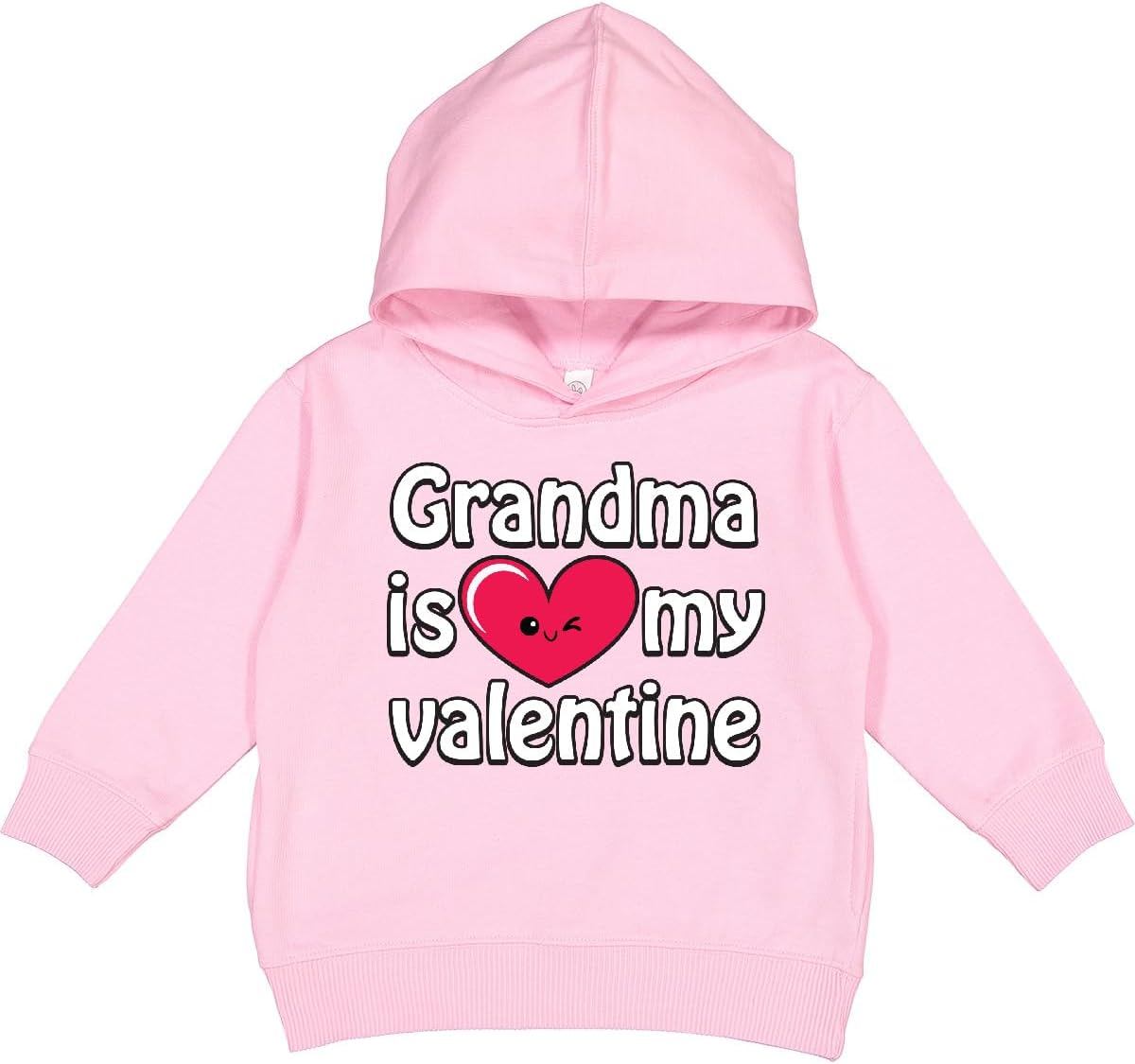 inktastic Grandma Is My Valentine Toddler Hoodie