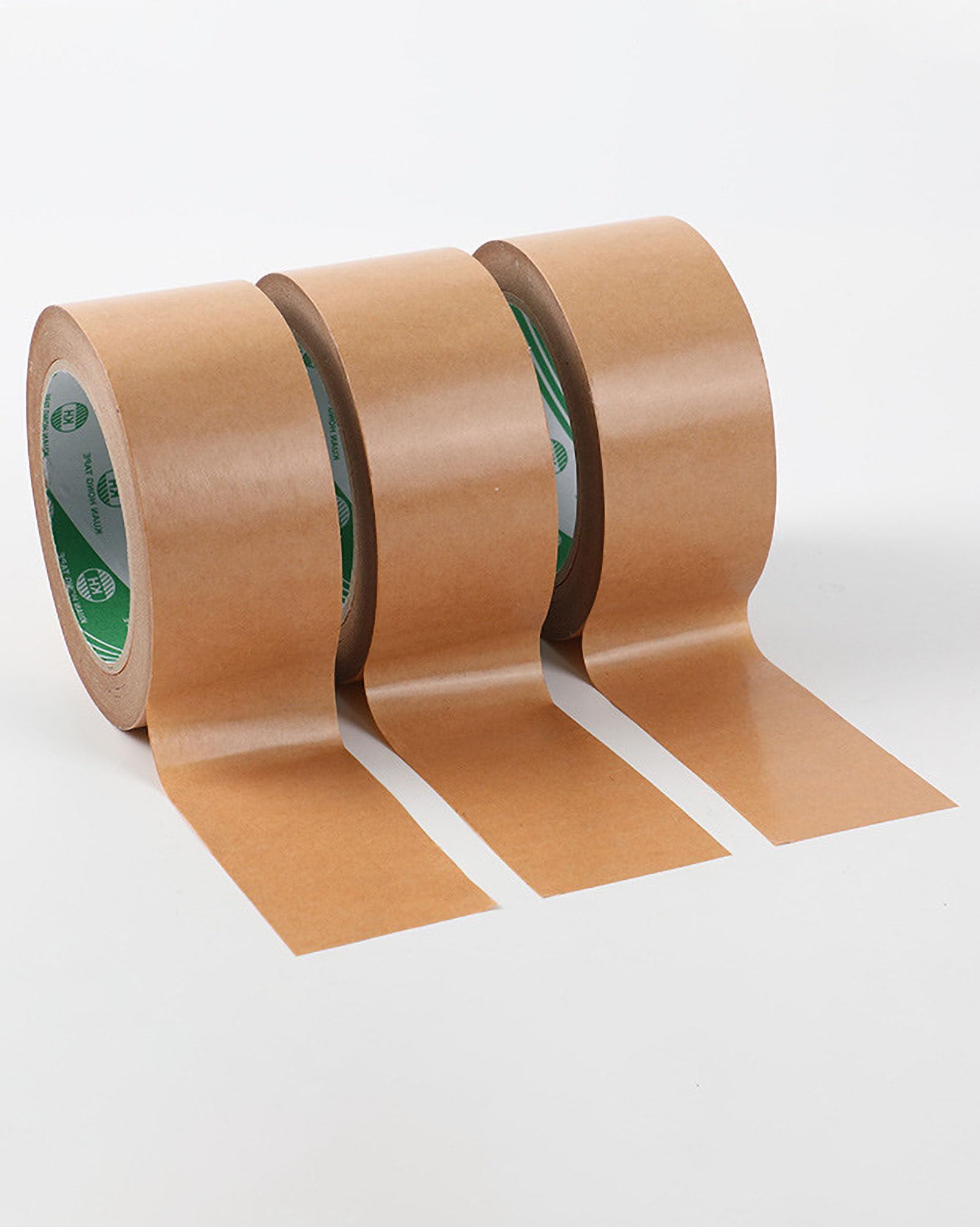 Taśma z Papieru Kraft do Tyłu Ramy i Uszczelniania, 3 Rolki, Samoprzylepna, Biodegradowalna Nadająca się do Pakowania, Introligatorska i do Kartonów,L 50m,W 10cm