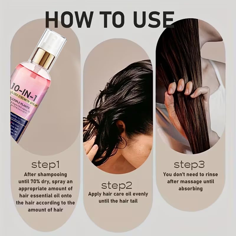 Sleek Spray, tratamiento leave-in con aceites naturales miniatura 6