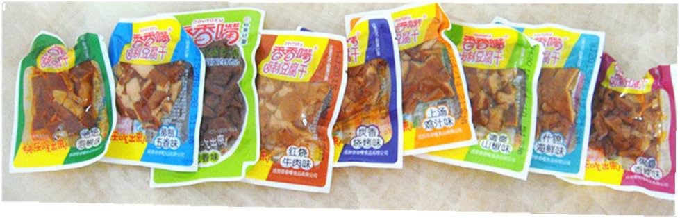 Helen Ou@sichuan Chengdu Specialty: Joytofu Xiangxiangzui Various Spicy Flavor Dried Tofu or Beans 250g/8.3oz/0.550lb