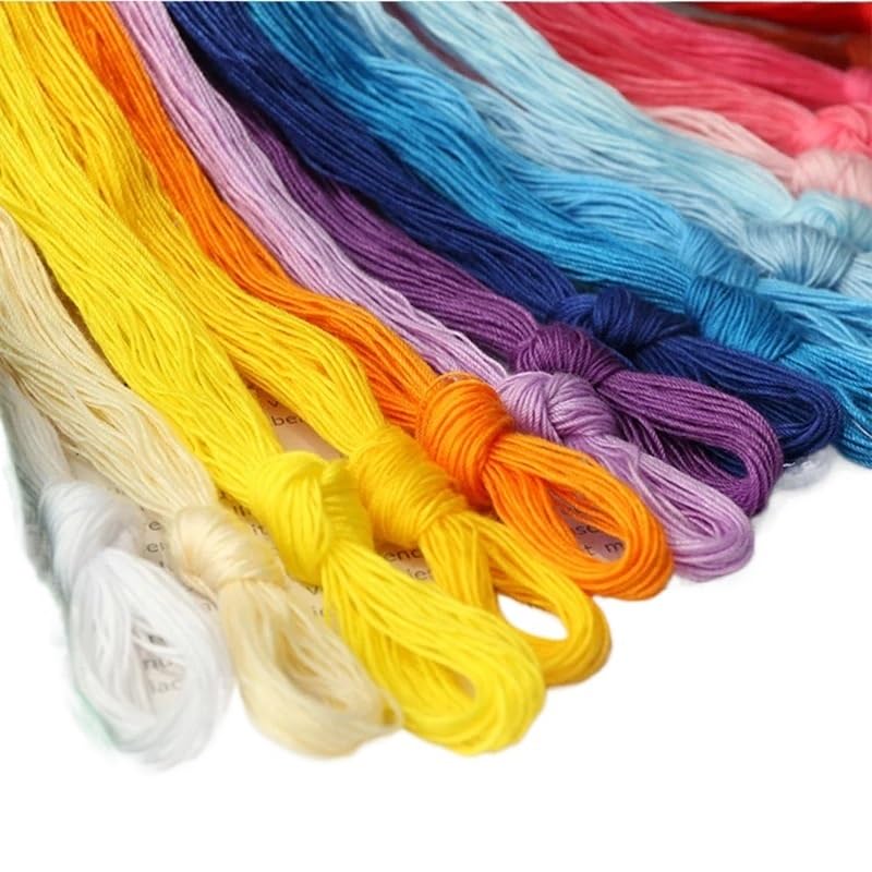 Fil broderie multicolore coton pour personnaliser vos vêtements et projets de couture