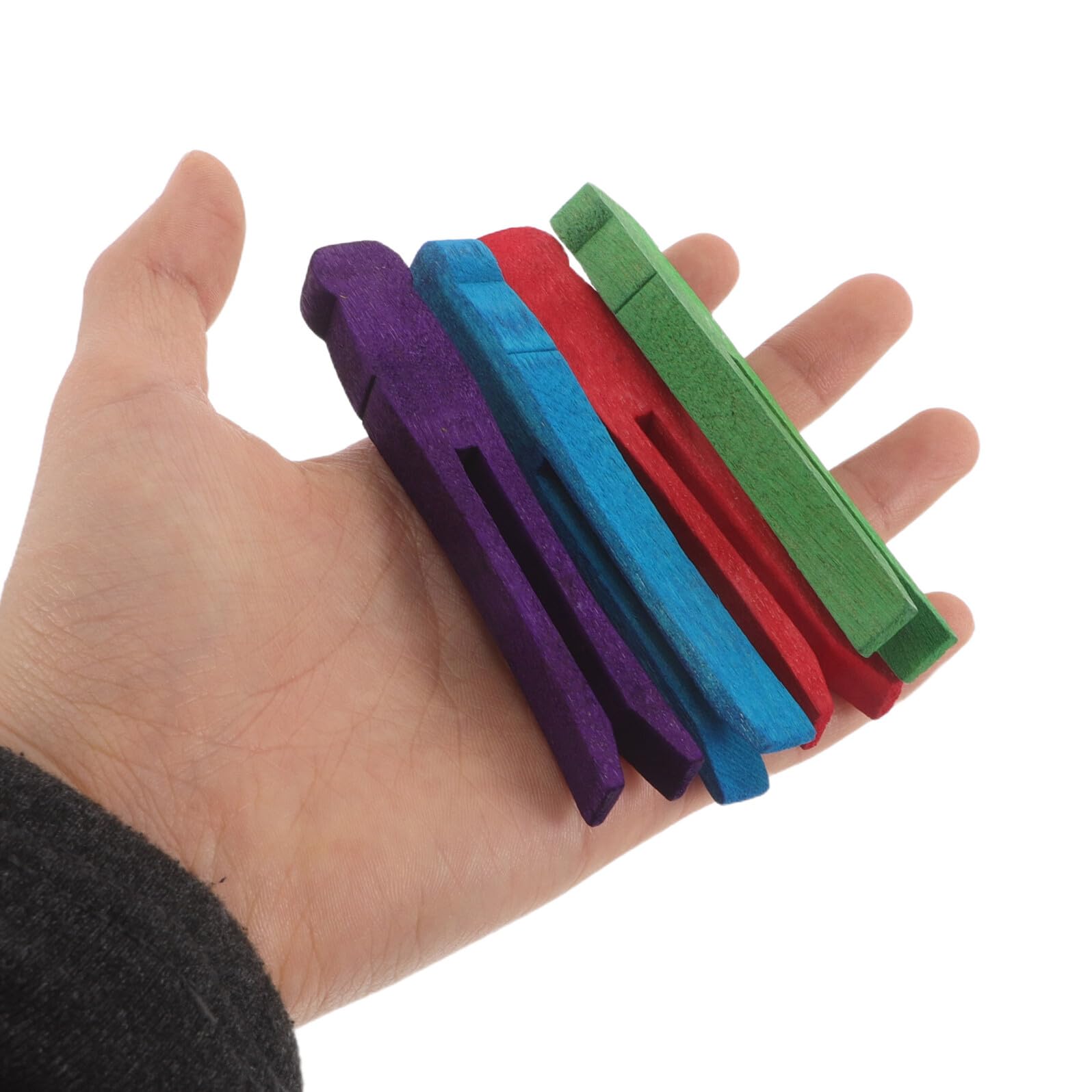 Pinzas Planas de Madera 95mm, 100 Piezas para Manualidades