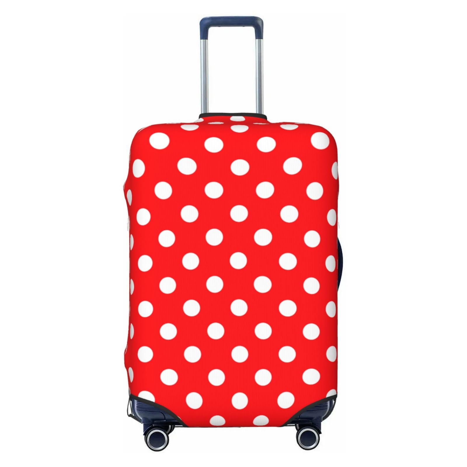 Cute Daisy Polkadot Pattern Print Luggage Cover Protector
