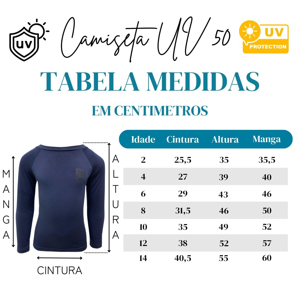 Kit 2 Camisas Térmica Manga Longa Proteção Solar Uv Sortidas Camiseta Blusa Praia Piscina Unissex em promoção! Veja a oferta e mais achadinhos de Moda praia infantil 3 Hoje é o melhor dia para comprar Kit 2 Camisas Térmica Manga Longa Proteção Solar Uv Sortidas Camiseta Blusa Praia Piscina Unissex com aquele preço maroto! Promoção! Aproveite a oferta! 3