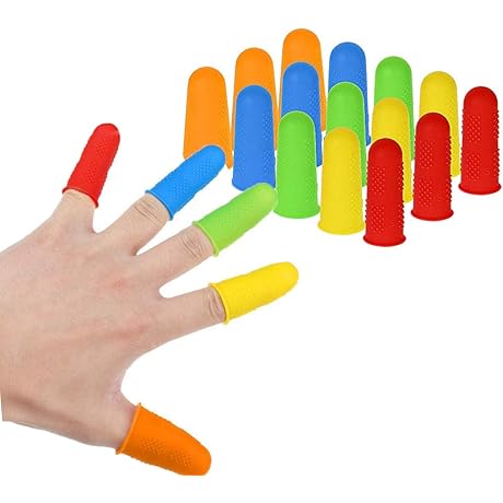Silicone Finger Protectors: Office Fingertip Covers for Precision Tasks