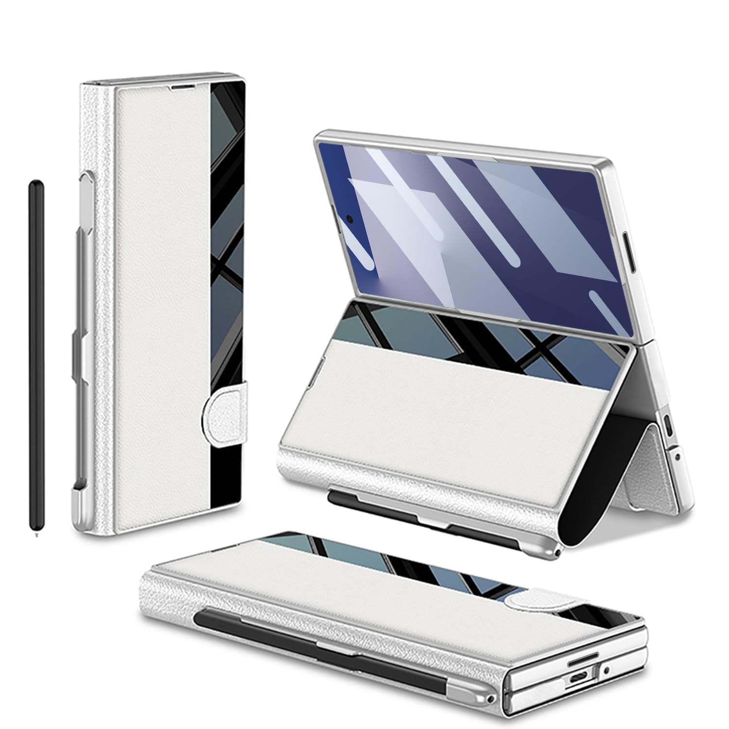 Amazon.co.jp: Fadkzyxr Galaxy Z Fold7 ケース 手帳型 sペン