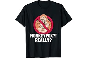 Satire monkeypox seriously funny monkey monkeypox T-Shirt