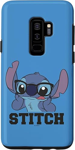 Galaxy S9+ Disney Lilo & Stitch Nerdy Stitch - Estuche para retrato