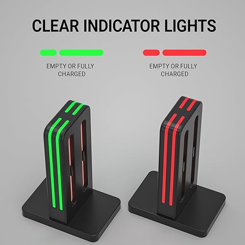 Miniatura 7 de Base de carga compatible con controladores Nintendo Switch 2 Joy Con, estación de carga Switch 2 con indicación LED y cable de carga, color negro