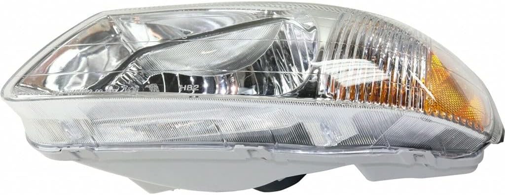 KarParts360 For Hyundai Accent Headlight 2000 2001 2002 Driver and Passenger Side Pair Composite Clear Lens Replacement For HY2502123, HY2503123 | 92101-25050