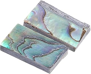Astibym Abalone Shell Guitar Inlay Fingerboard, 10Pcs Abalone Shell Inlay Natural Guitars Inlay Material Guitar Fretboard Inlays Materials, Playing Accessories