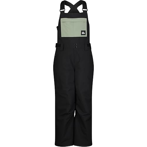 Quiksilver boys Heavyweight Ski Snow Bib Overalls, Insulated & Waterproof