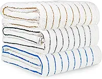 Kit 03 Toalha de Banho Grossa Praia Hotel 440g/m² Costura Dupla Reforçada (Sortido)
