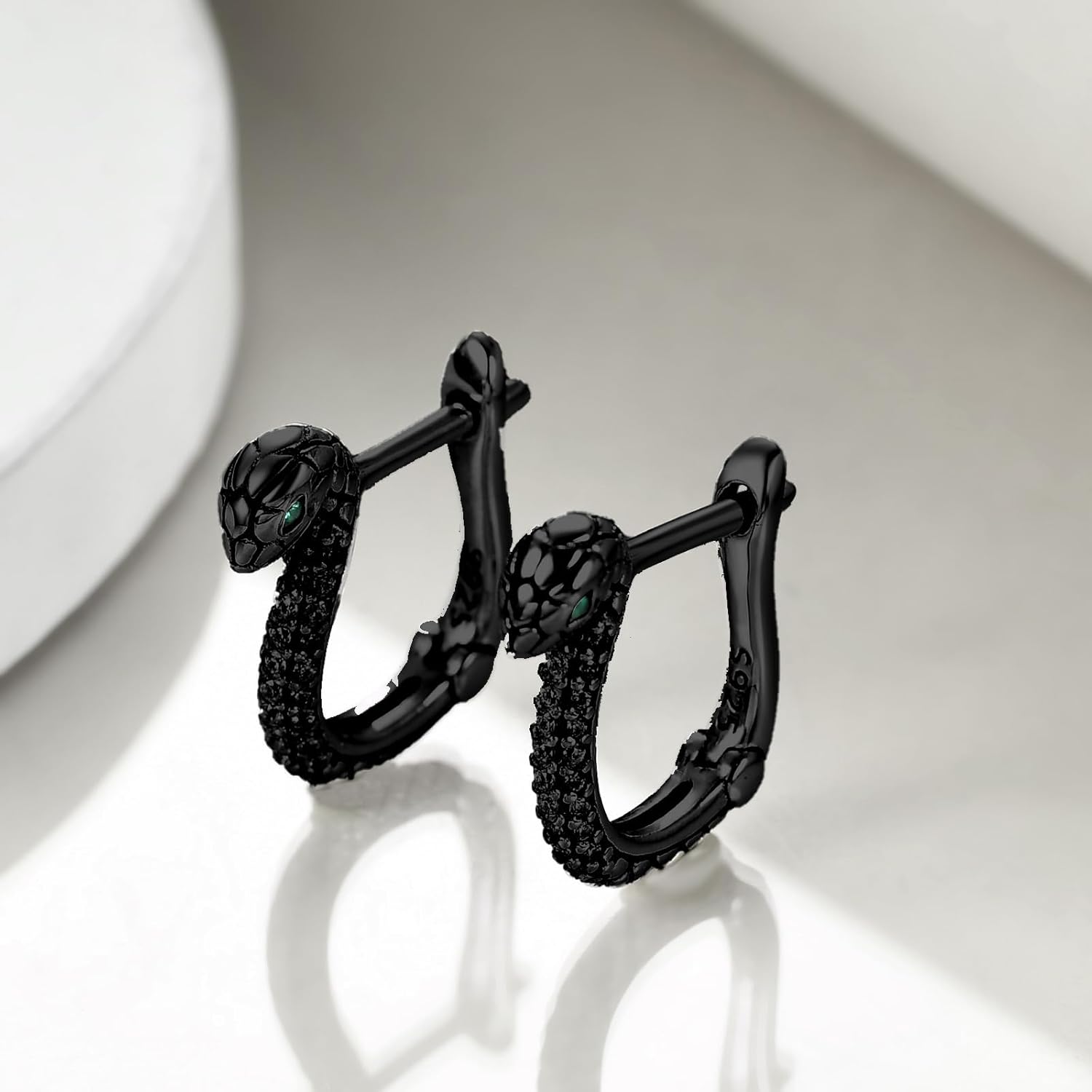 Hoop Earrings for Women Sterling Silver Snake/Dragon/Giraffe Hoop Earrings Cute Animal Jewelry Gifts for Women Mother Mom