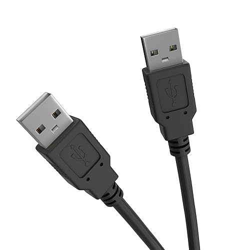 Miniatura 6 de USB 2.0 A a USB A macho de alta velocidad 480 Mbps Cable de transferencia de datos Cajas de disco duro Módems Impresoras Cámaras - 6 pies