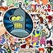BLOUR 50 animations de Dessin animé Voler Un Autocollant Futurama Robot drôle personnalisé Graffiti Autocollant de Bagage décoratif Enfants Jouet émission de télévision