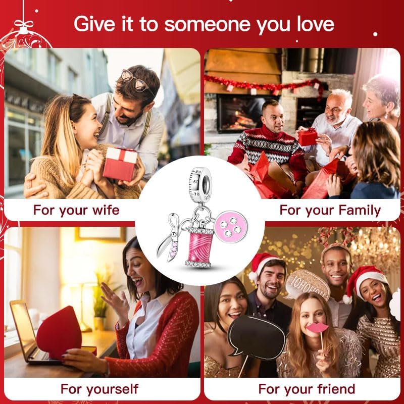 CYCUFF 925 Sterling Silver Charms Suitable for Charm Necklaces, Bracelet Pendants Beads Jewellery Gift for Women Family Friends - Image 6