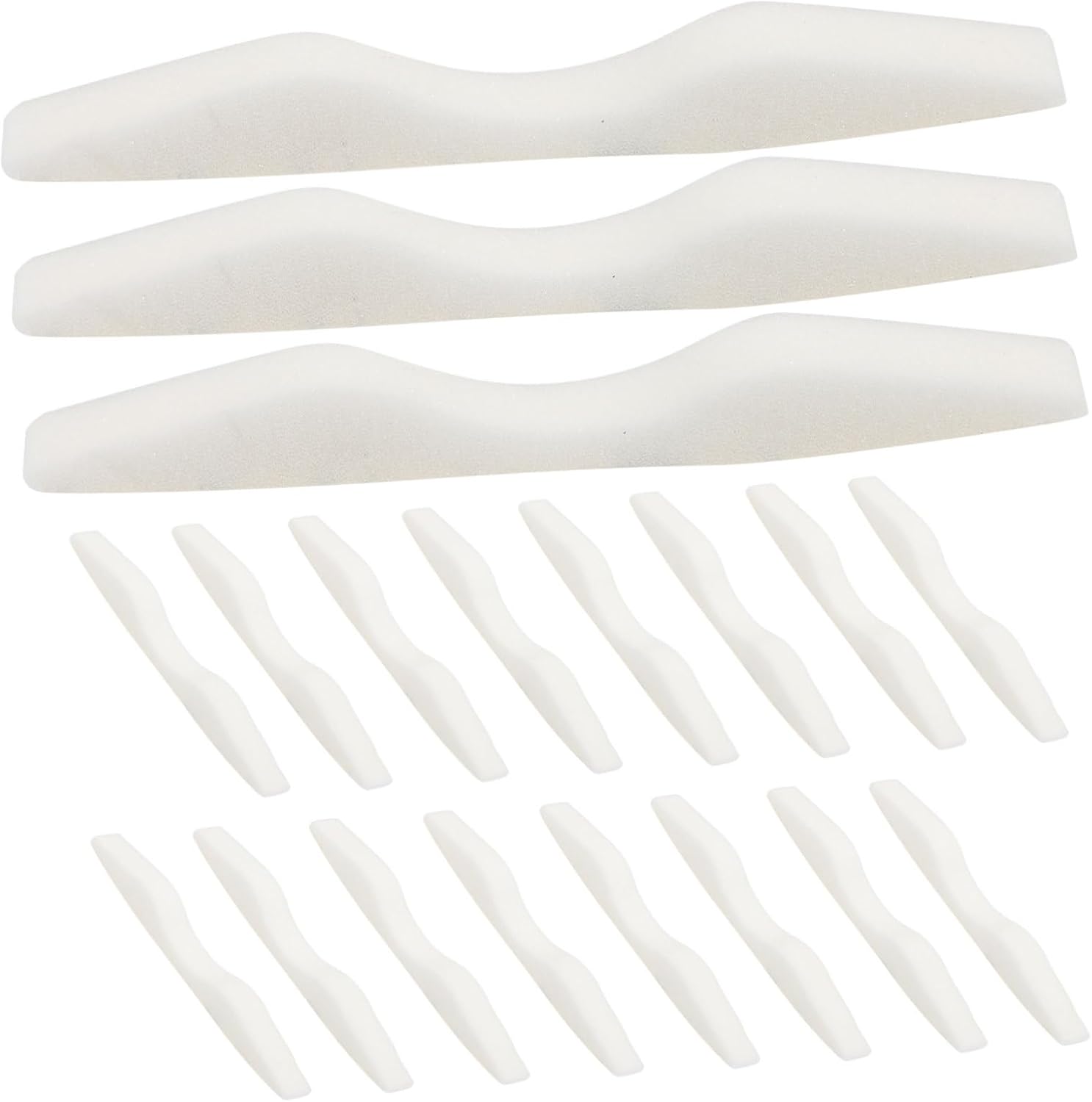 ORFOFE 1bag Sponge Nose Bridge Strips for Glasses Anti-Fog Protection Comfortable Nose Pads to Reduce Pressure for Outdoor Activities White