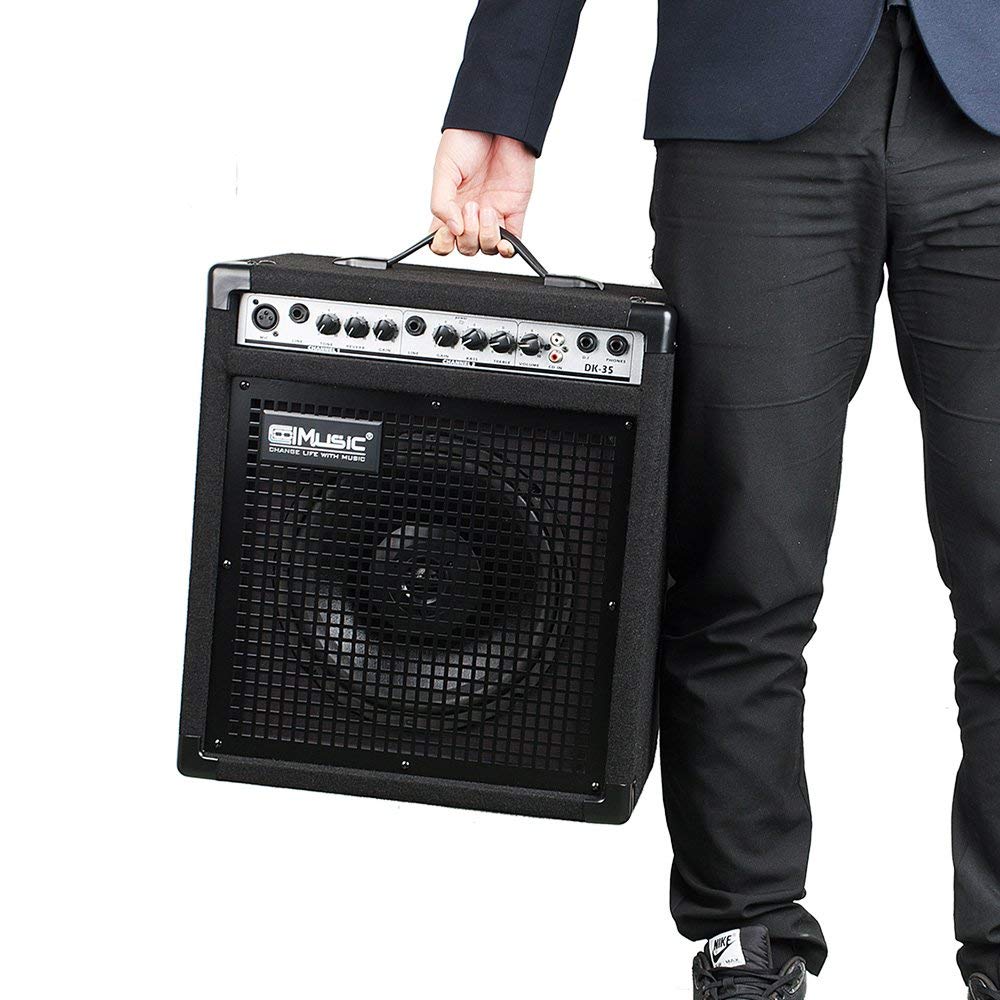 Amazon | Coolmusic DK-35 50W アコースティックギターアンプ,多機能