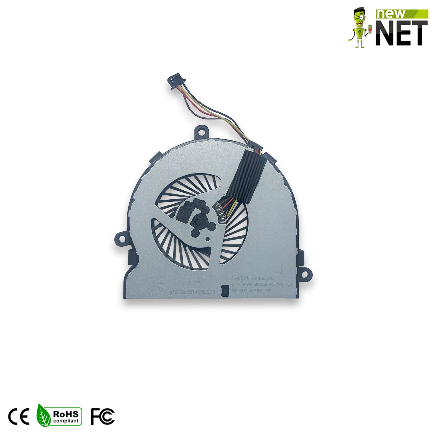 new net - Ventola CPU Fan Compatibile con HP 925012-001 SPS-925012-001 [Slim - Diametro 45 mm]