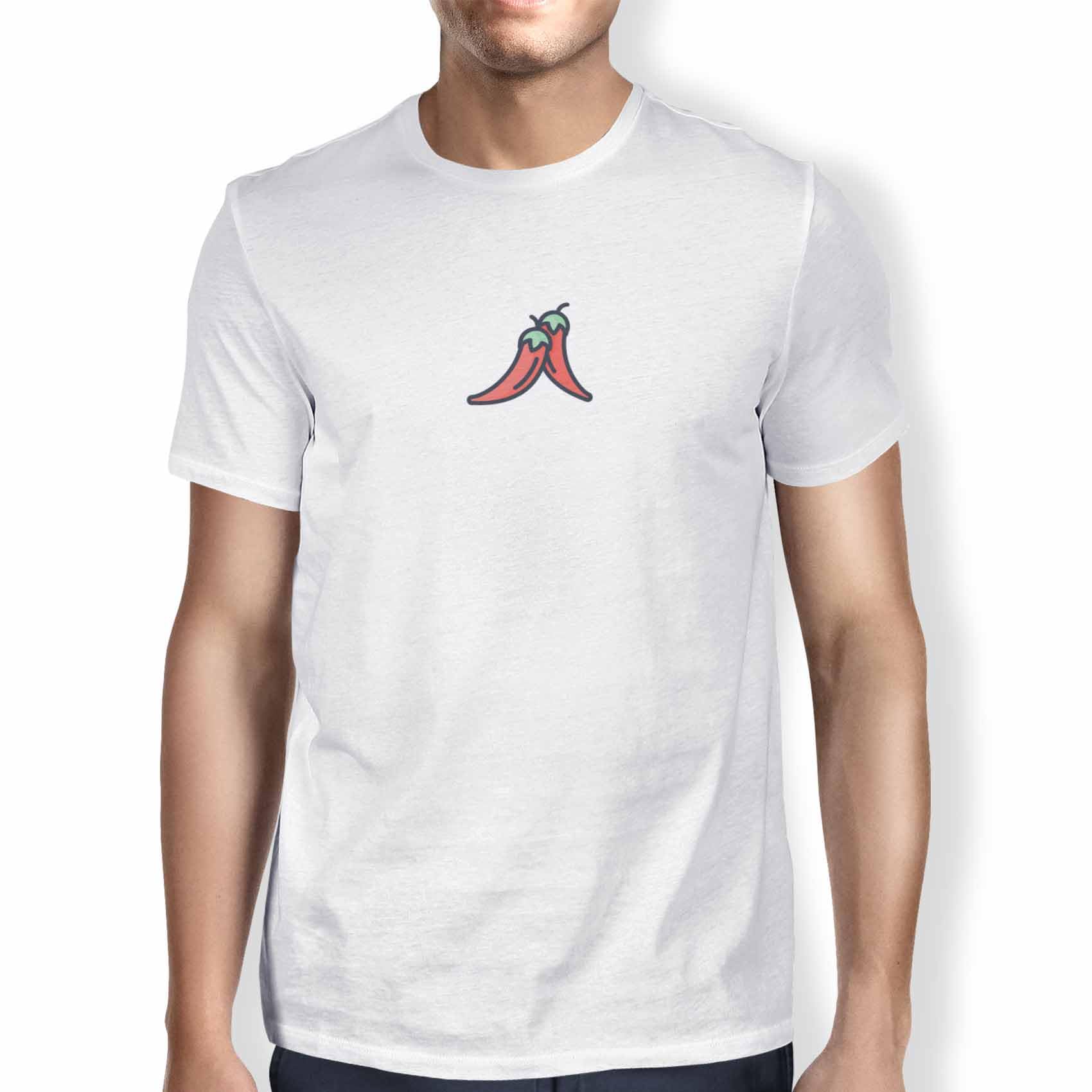 Green Fish Men's White Fdmtsi-100598 T-Shirt, Xl