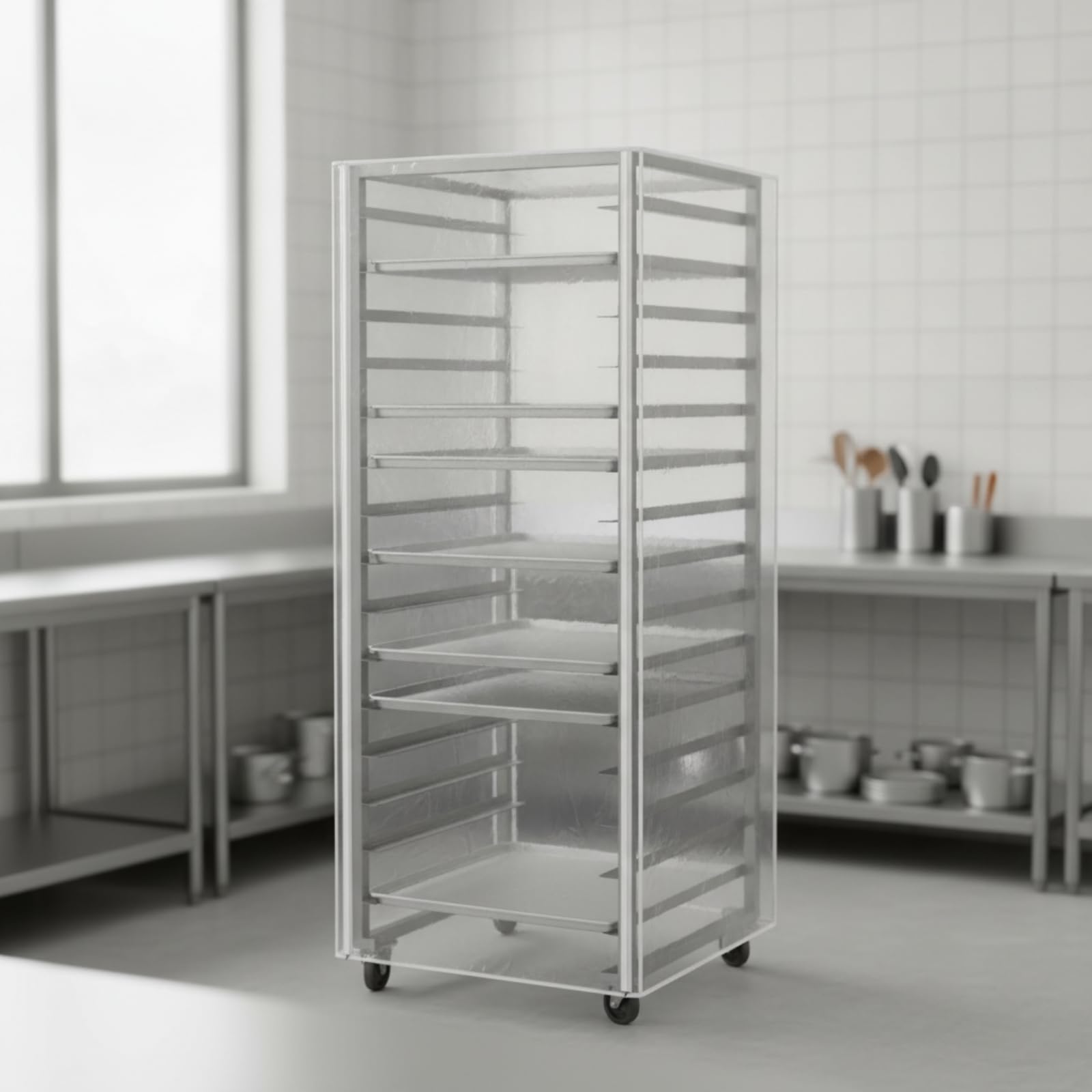 Reißfest staubdichte abdeckung , Transparent , 70 58 153cm