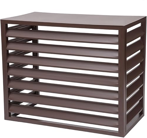 Pantalla de privacidad para valla de aire acondicionado, cubiertas de aluminio para aire acondicionado, valla para ocultar el aire acondicionado, 3