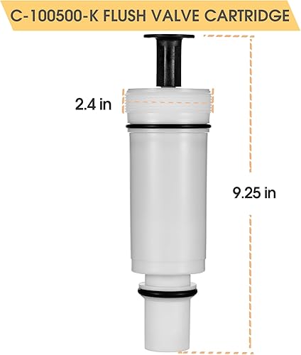 Miniatura 2 de C-100500-K Kit de montaje de cartucho de válvula de descarga, blanco, 1 paquete
