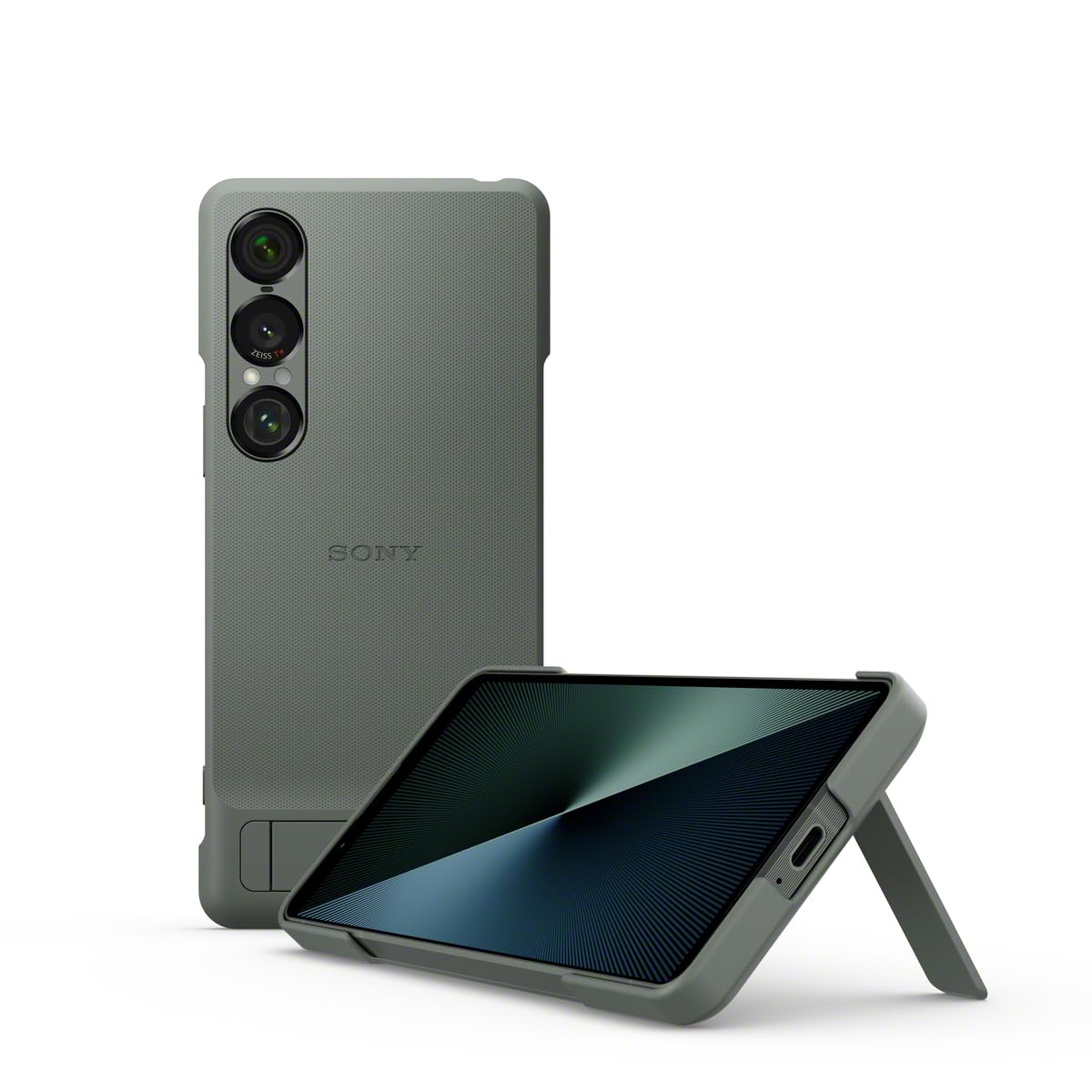 Cover Portafoglio Per Sony Xperia 1 II Con Slot Carte, Supporto Stand E Protezione Antiurto In Silicone TPU - 4