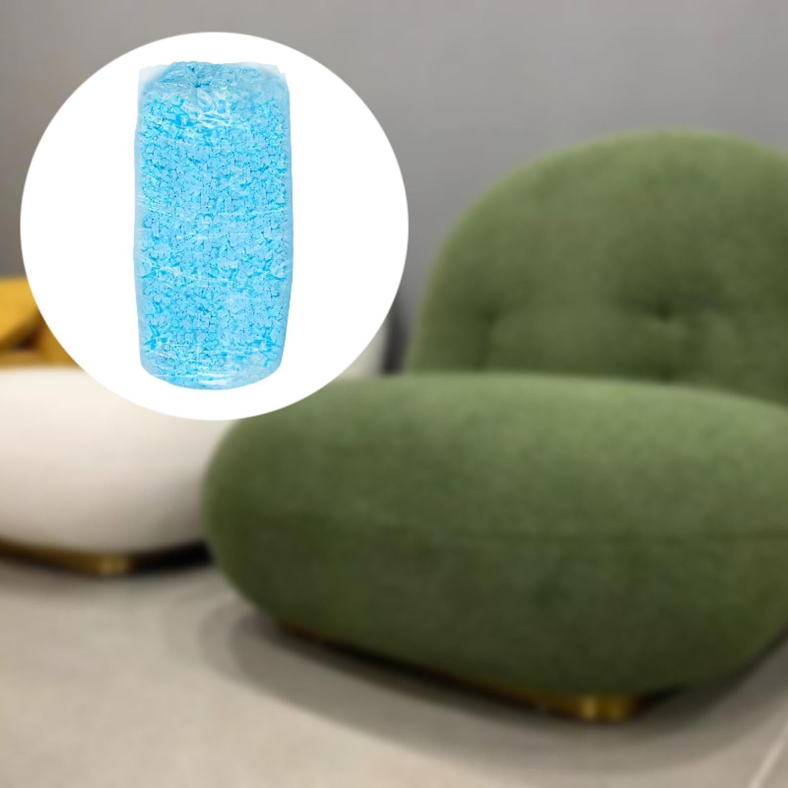 Frammenti di Schiuma Memory per Imbottitura di Cuscini, Poltrone E Lavori Artigianali, con Materiale Morbido, Adatti per Ristrutturazioni Domestiche E, Blu
