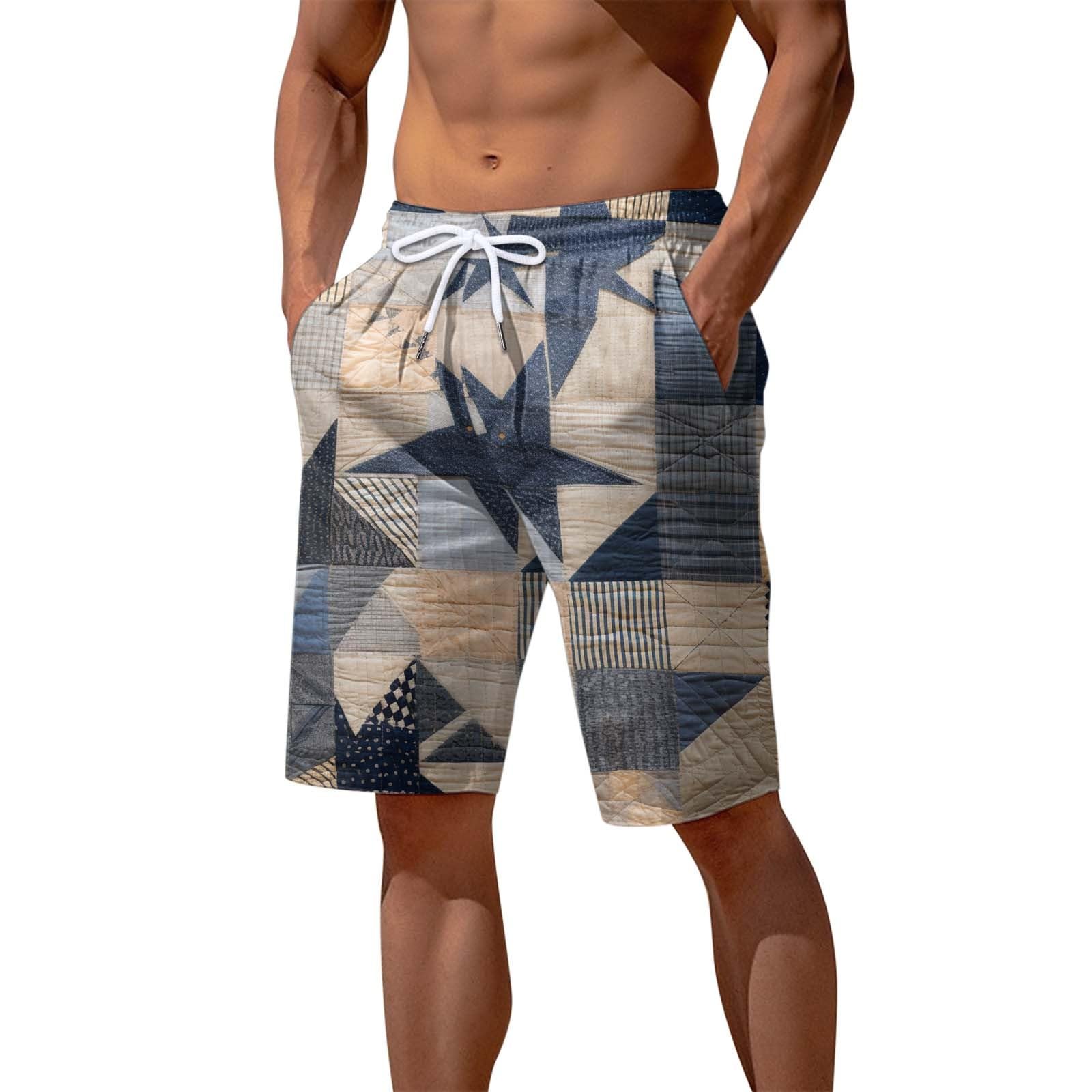 Fulidngzg Bañador Hombre Corto Traje De Baño Tallas Grandes Bermudas Surferos Vacaciones Bañador Arena 3XL Bañador Slip Sexy Secado Bañador Piscina 2024 Bañador Natacion Elastico Verano
