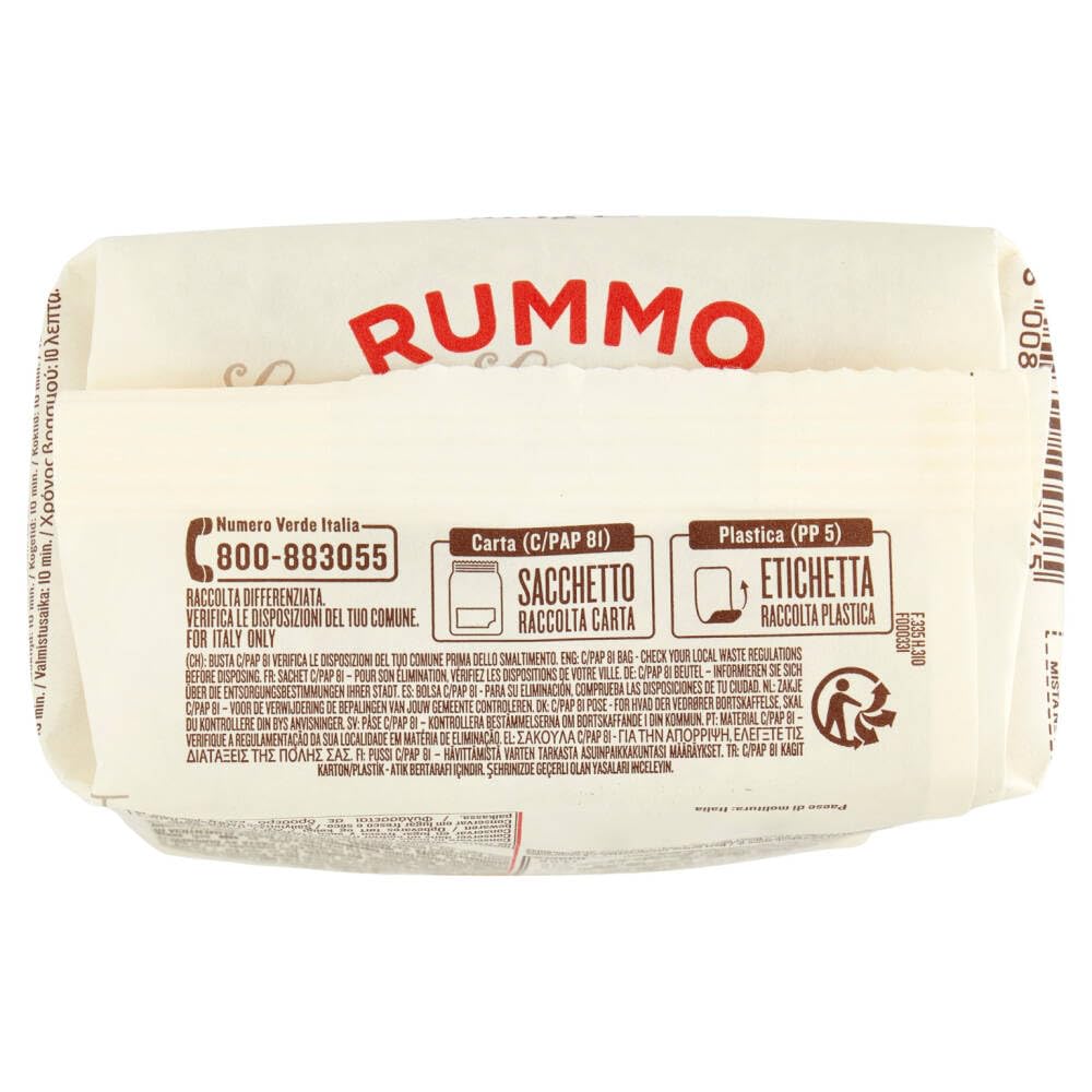 Rummo Pasta Mista N°74, pasta de trigo duro, pasta italiana 500 g + llavero Beni Culinari gratuito (32 unidades)