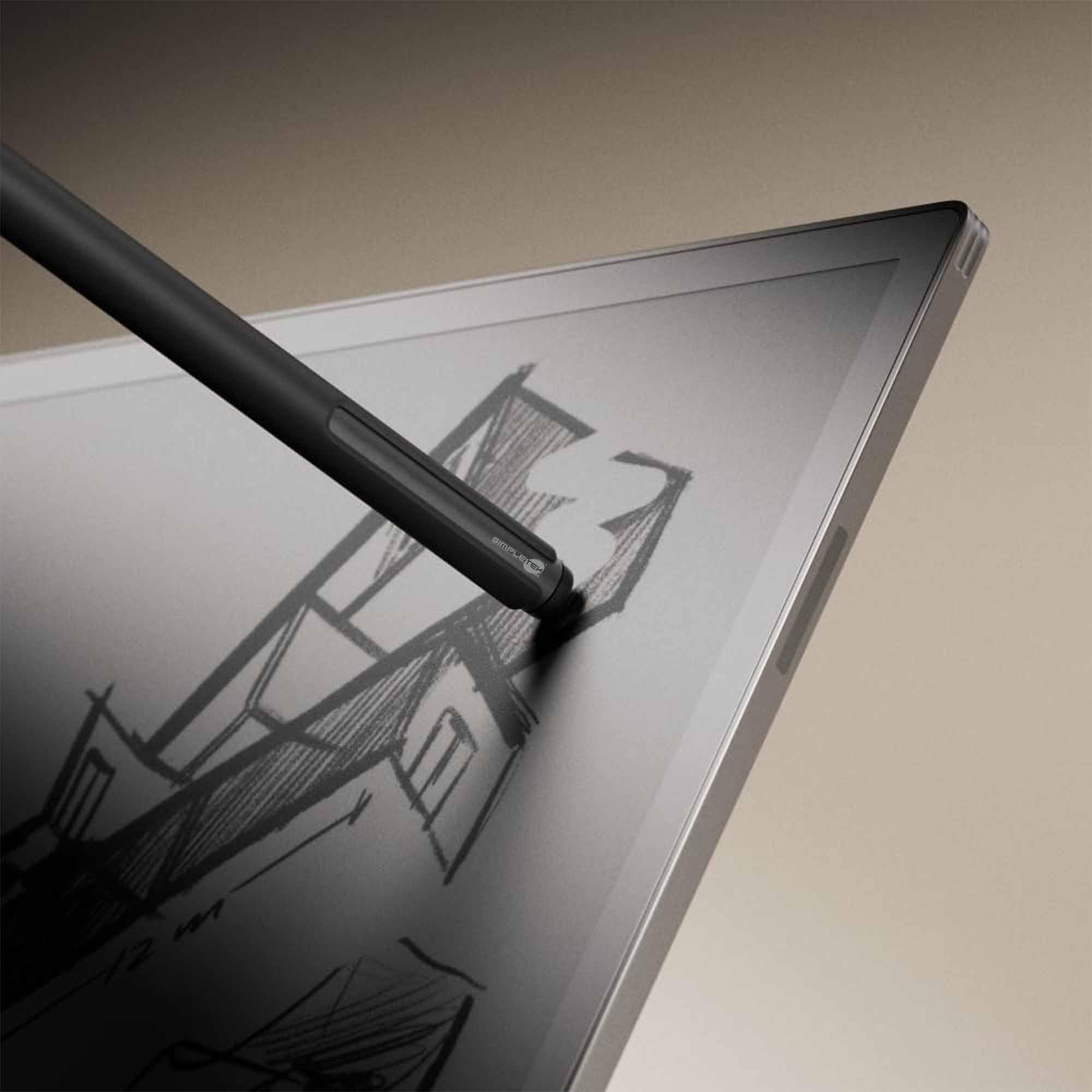 SIMPLETEK - Bolígrafo digital compatible con Paper Pro, Move (reacondicionado) | Tablet E-Ink, escritura precisa, goma integrada, magnética, 6 puntas, carga inalámbrica, 80 mAh, 12 ms, 4096 niveles