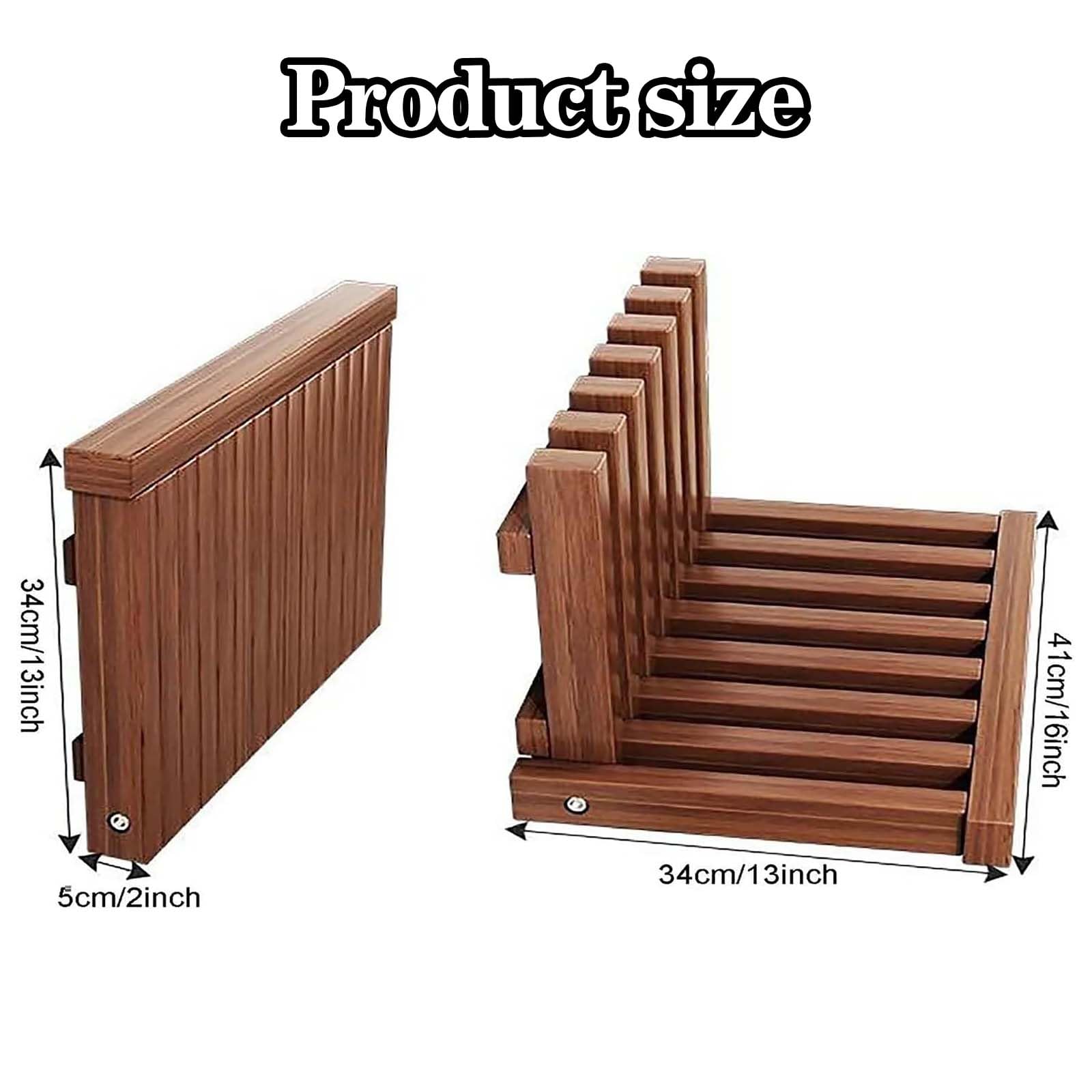 Banc de douche pliable en bois massif, tabouret mural pour douche et porche, chaise polyvalente pour usage domestique