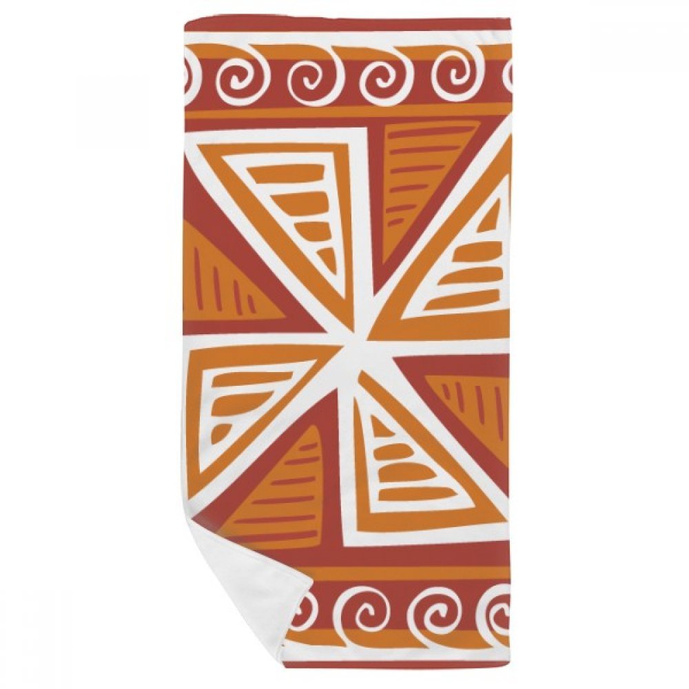 D&eacute;barbouillette 35x70cm douce pour peaux sensibles motif marron Mexique