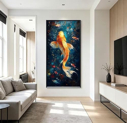 Malowanie według numerów Dorośli Ryba Akrylowa Farba 100x200cm x-459